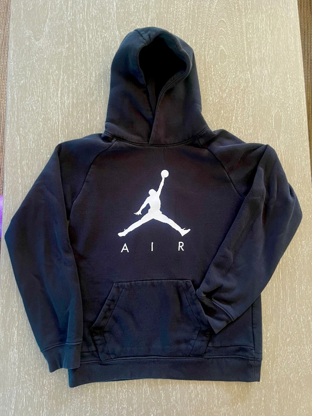 Air Jordan Black Hoodie Size youth Large